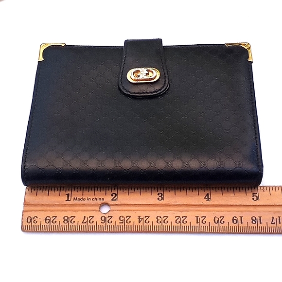 AUTHENTIC c'80s GUCCI Bi-fold Wallet - Picture 10 of 16